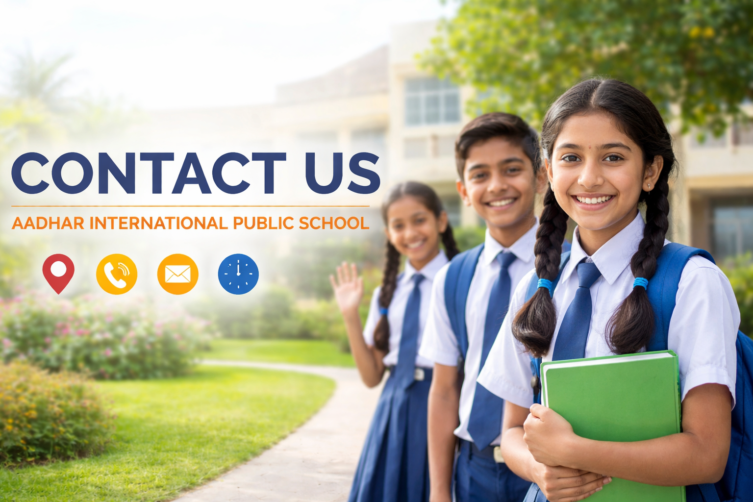 Aadhar International Public School Contact Us